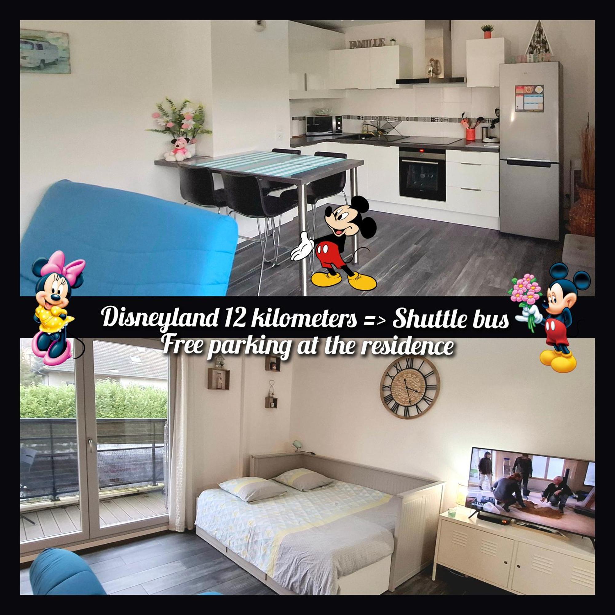 Appartement Studio O Fil De L'O A 12 Kilometres De Disneyland Paris Crecy-la-Chapelle Exteriér fotografie